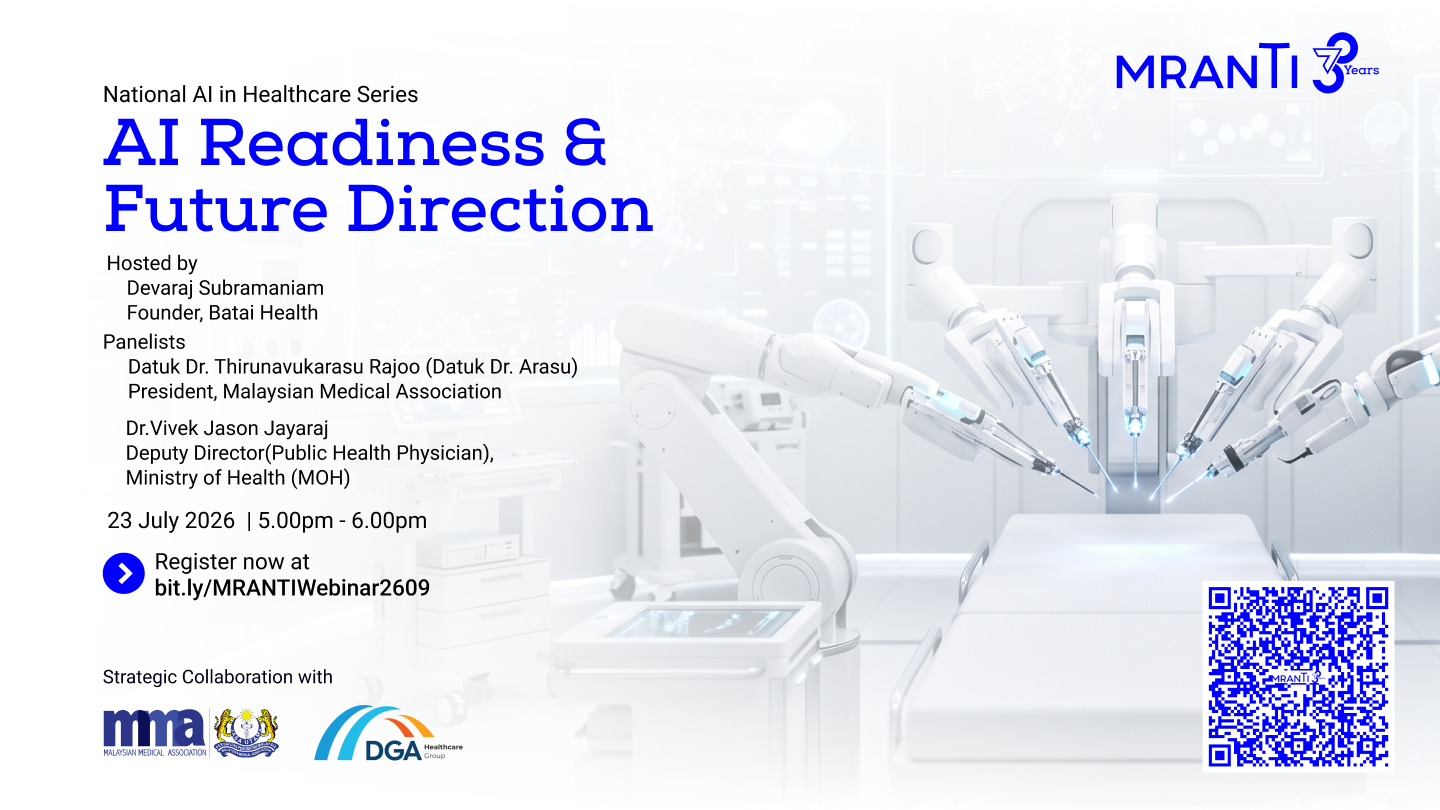 [MRANTI Webinar] National AI in Healthcare Series: AI Readiness & Future Direction